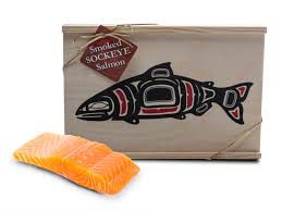 wild sockeye smoked salmon gift box