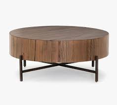Round Wood Coffee Table Reclaimed Wood