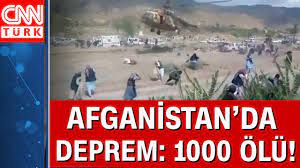 Afganistan'da şiddetli deprem! Bilanço ağırlaşıyor: Can kaybı 1000'e  yükseldi! - YouTube