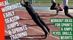 real workouts for jumpers sprinters