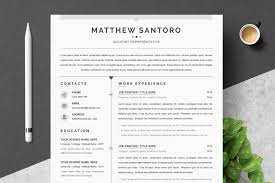 resume template for microsoft word