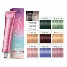 Details About Schwarzkopf Igora Royal Pearlescence 60ml All Colours