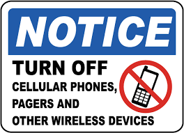 Turn Off Cellular Phones Pagers Sign F7233 By Safetysign Com