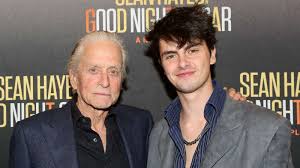 michael douglas son dylan step out for