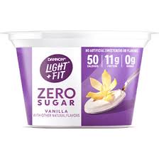 zero sugar vanilla yogurt keto