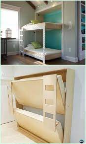 diy side fold murphy bunk bed