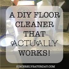 a diy floor cleaner that actually works