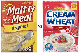 malt o meal vs cream of wheat vs