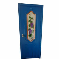 Hinged Blue Frp Glass Door For Home