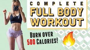 full body workout burn 500 calories