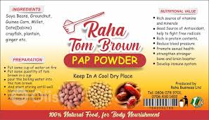 They'll never guess it's actually healthy! Raha Tom Brown In Karu Meals Drinks Rahabizlimited Find More Meals Drinks Services Online From Olist Ng
