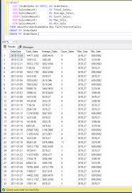 sql aggregate functions sum count