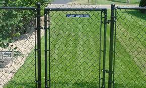 Chain link fence gate includes wall gates, single gates, double swing gates, cantilever gates and roll gates. Chain Link Fences Minneapolis Mn