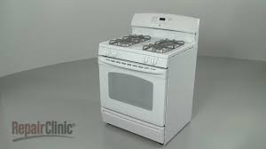 It creates a spark that ignites the gas to initiate the burner's flame. Ge Gas Oven Disassembly Range Repair Help Youtube