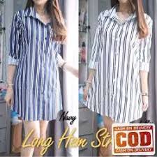 Model baju atasan terbaik paling cocok dipakai wanita gemuk abwg03. Diskon Motif Striped Garis Garis Wanita Mei 2021 Di Indonesia Priceprice Com