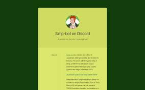 There will also be a new and upcoming economy through the bot. Simp Bot On Discord