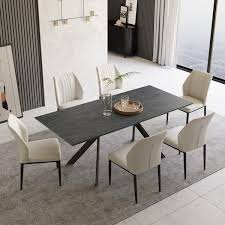 Gojane 7 Piece Beige Chairs And Gray