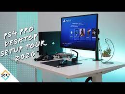 ps4 pro desk setup tour 2020 you