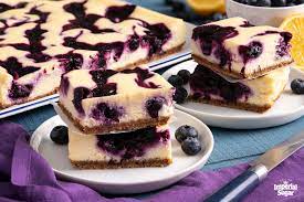 blueberry cheesecake slab pie