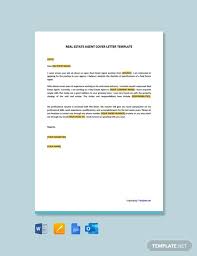6 free real estate agent cover letter