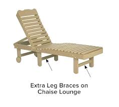 leisure lawns poly chaise lounge from