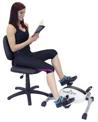 Mini exercise bike, under desk bike pedal exerciser portable foot cycle arm & leg peddler machine with lcd screen displays. Stationary Bike Under Desk Off 68 Felasa Eu