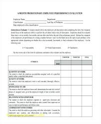Free Basic Employee Self Evaluation Form From Feedback Format