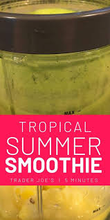 trader joe s tropical summer smoothie