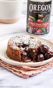 chocolate cherry lava cake fruit recipe
