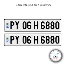 pb punjab hsrp font ind number plates