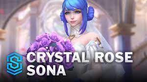 Crystal Rose Sona Wild Rift Skin Spotlight - YouTube