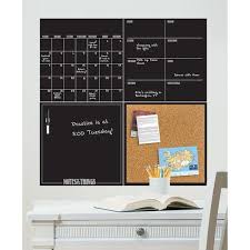 Wallpops Black Dry Erase Calendar