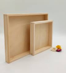 Craft Box Unfinished Wooden Frame