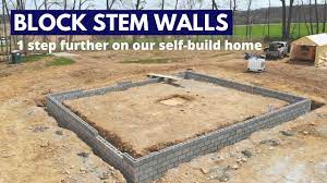 building block foundation walls stem