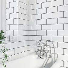 Metro Matt White Bathroom Wall Tile