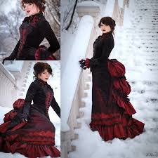 vine gothic gothic wedding dresses