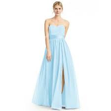 Azazie Fiona Sky Blue Bridesmaid Dress Size 10 12 Ebay