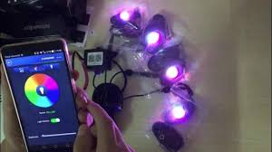 How To Operate Ampper Rgb Rock Lights Via App Youtube