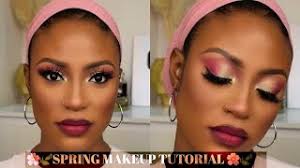 full face makeup tutorial colorful
