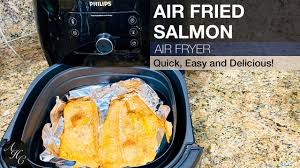 air fried salmon fish recipe using