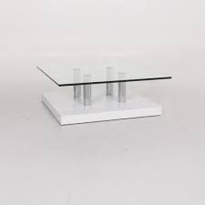 Silver Glass Coffee Table From Draenert