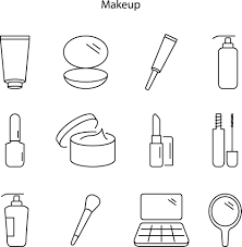 beauty collection makeup set icon