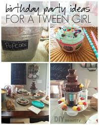 birthday party ideas for a tween