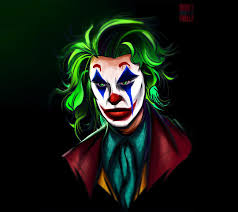 joker face art design hd wallpaper