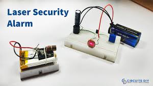 laser light security alarm system