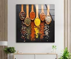 Kitchen Wall Art Spoon Spices Wall Art