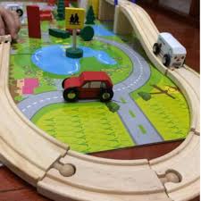 Báo giá Bộ đồ chơi ghép mô hình thành phố bằng gỗ cho bé chỉ 86.000₫
