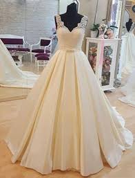 African Plus Size A Line Wedding Dresses 2019 Arabic Nigerian Vestidos De Novia Sexy V Neck Applique Lace Satin Ruffles Formal Bridal Gowns