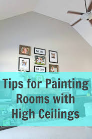 how to paint a room with high ceilings