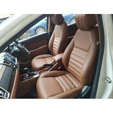 Leather Designer Brown Car Seat Cover